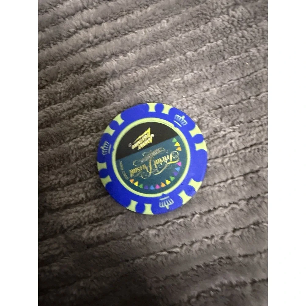 poker chip from Johnny Lightning diecast cars
